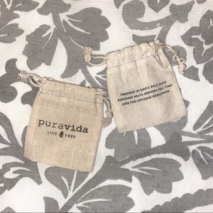 Pura Vida mini drawstring pouch.